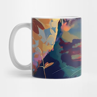 Cat Animal Portrait Painting Wildlife Outdoors Adventure Mug